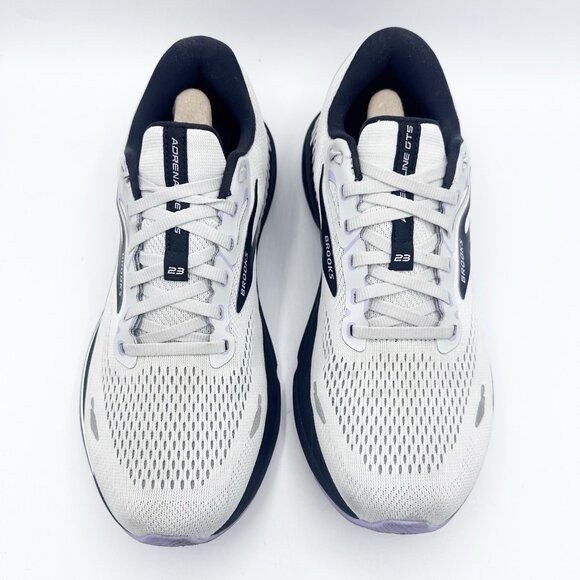 Brooks Adrenaline GTS 23 Running Shoes Gray Womens Size 11.5 B Lilac Gray Black - Picture 6 of 9